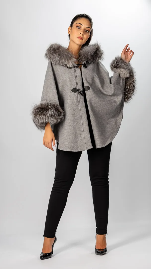 grey cape