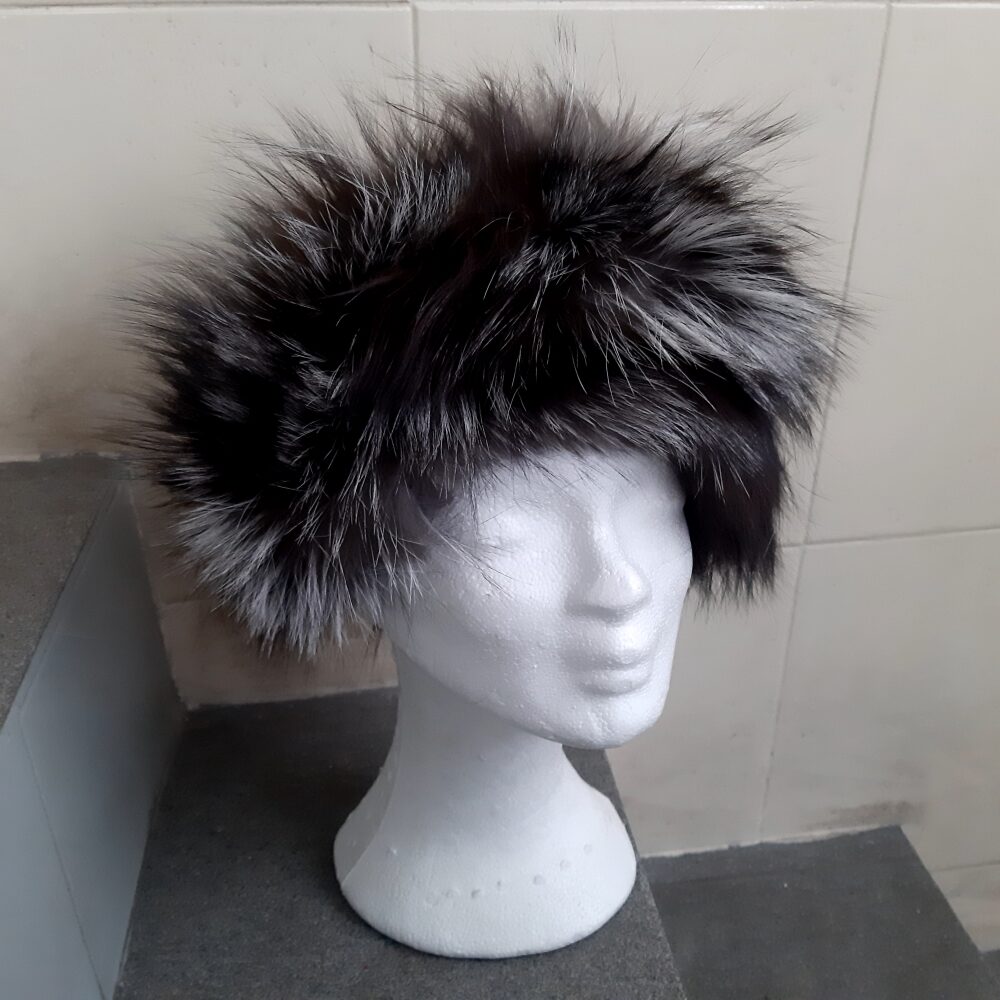 silver fox headband